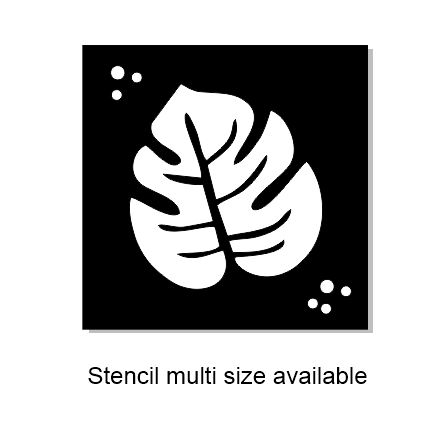 Leaf stencils stencil available in various sizes via drop down b